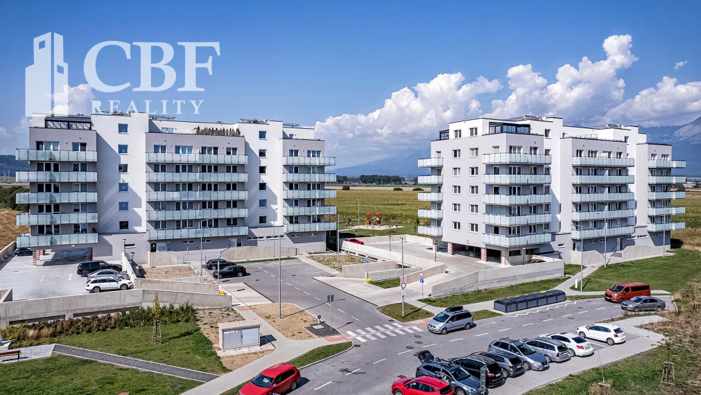 PRENAJATÉ / Krásny 2i byt s terasou a výhľadom na Tatry, Poprad