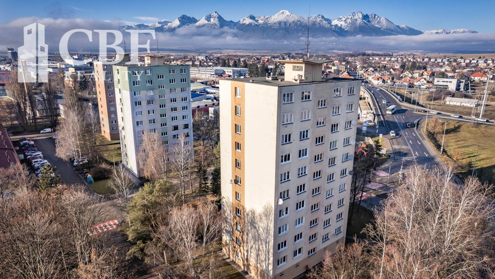 PREDANÉ / 1i byt v blízkosti centra Popradu aj Vysokých Tatier