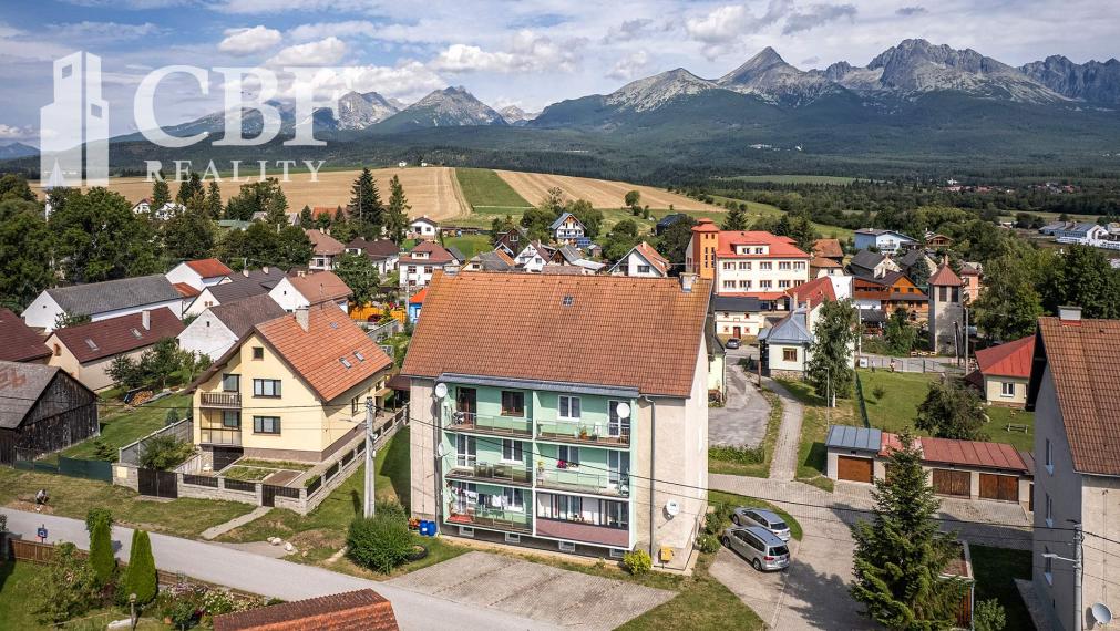 Ideálny byt na trvalé aj rekreačné bývanie v tichej obci pod Tatrami