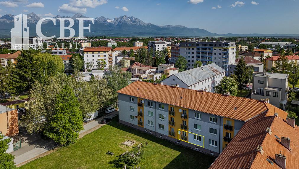 PREDAJ PRAKTICKY RIEŠENÝ 3-IZBOVÝ BYT V OBĽÚBENEJ ČASTI POPRADU