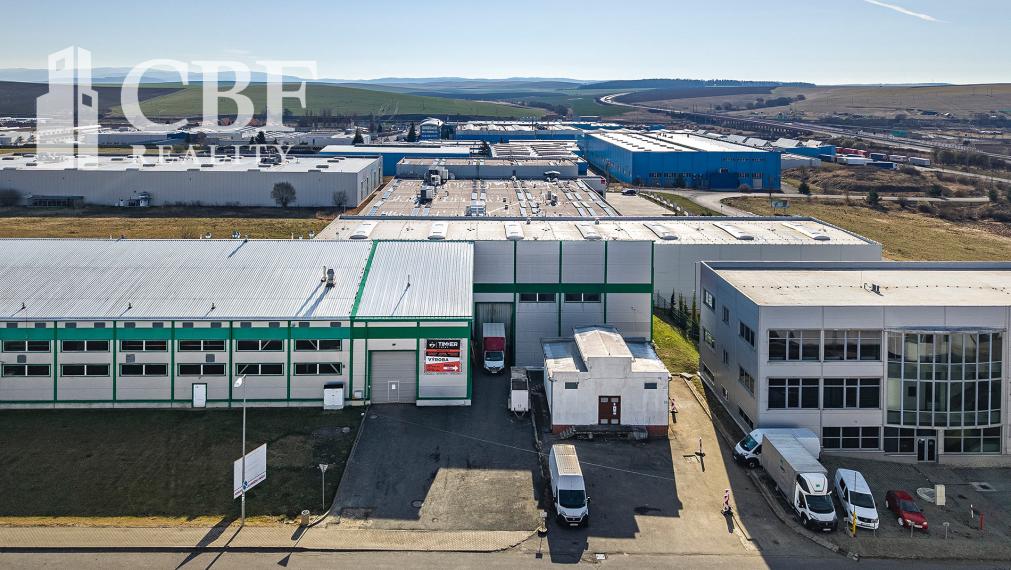 SKLAD /VÝROBNÝ PRIESTOR 636 m², MATEJOVCE – PRIEMYSELNÁ ZÓNA