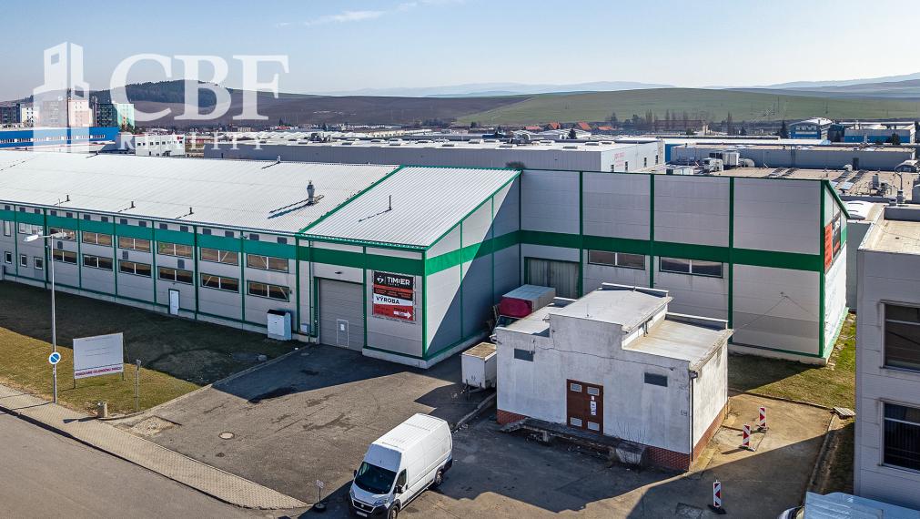 SKLAD /VÝROBNÝ PRIESTOR 636 m², MATEJOVCE – PRIEMYSELNÁ ZÓNA