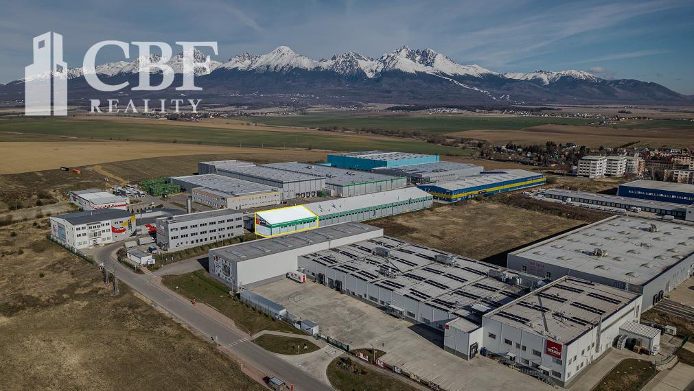 SKLAD /VÝROBNÝ PRIESTOR 636 m², MATEJOVCE – PRIEMYSELNÁ ZÓNA