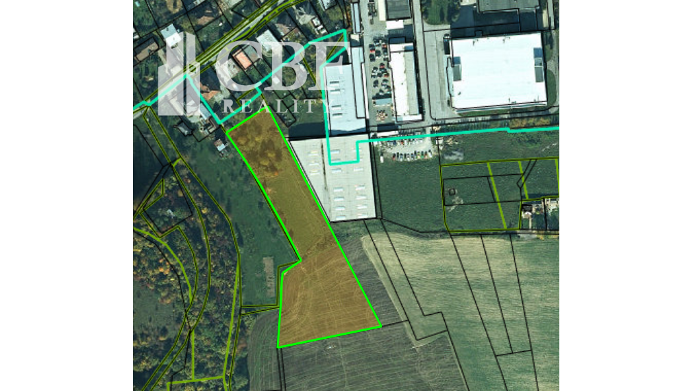INVESTIČNÝ POZEMOK PRI PRIEMYSELNEJ ZÓNE V ROŽŇAVE – 7912 m²