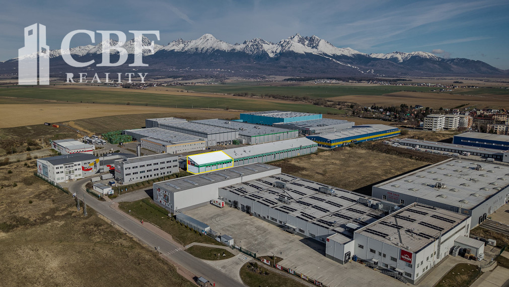 SKLAD /VÝROBNÝ PRIESTOR 636 m², MATEJOVCE – PRIEMYSELNÁ ZÓNA