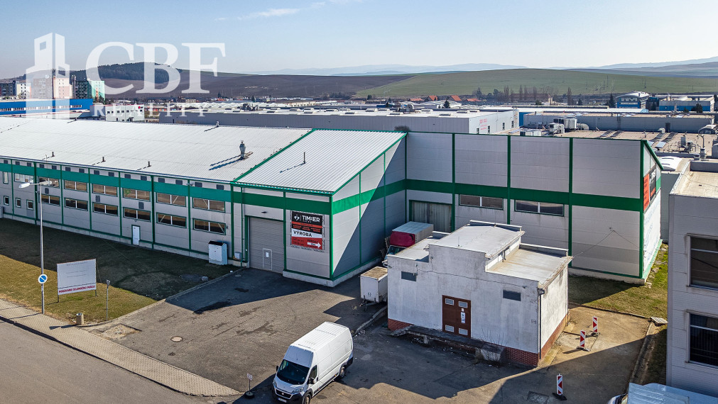 SKLAD /VÝROBNÝ PRIESTOR 636 m², MATEJOVCE – PRIEMYSELNÁ ZÓNA