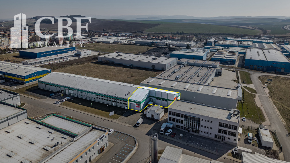 SKLAD/VÝROBNÝ PRIESTOR 636 m², MATEJOVCE – PRIEMYSELNÁ ZÓNA