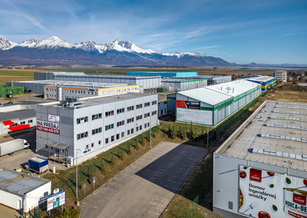 SKLAD / VÝROBNÝ PRIESTOR 636 m², MATEJOVCE – PRIEMYSELNÁ ZÓNA